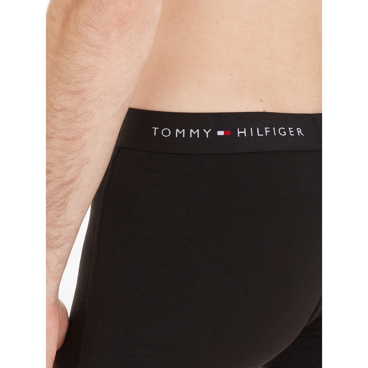 TOMMY HILFIGER<br>Conjunto de 3 cuecas boxer lisas
