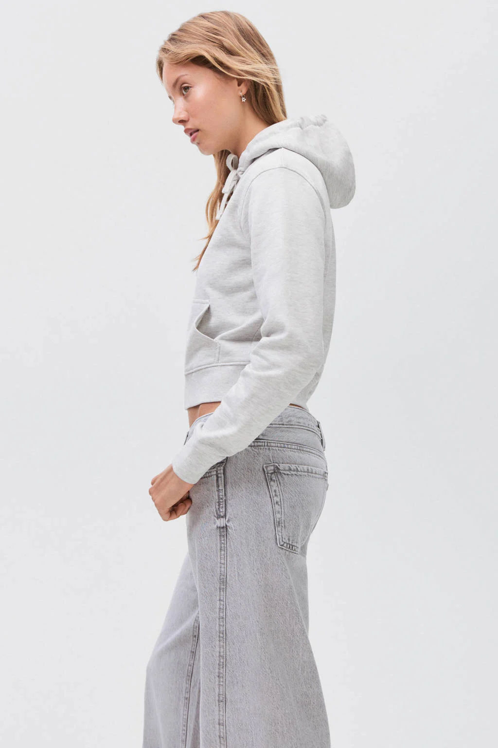 MANGO TEEN sweatvest grijs
