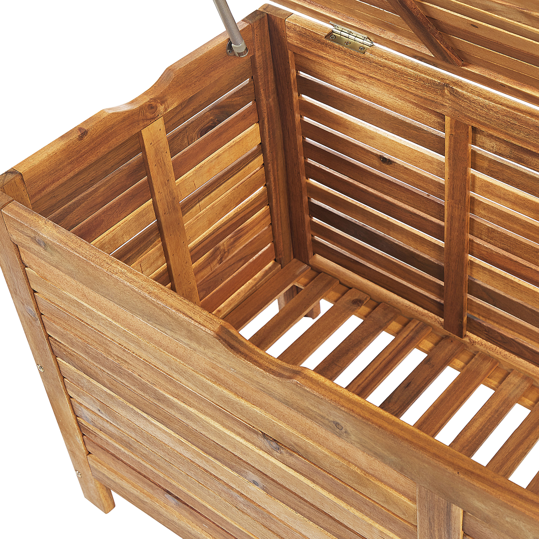 Beliani - RIVIERA - Kussenbox - Lichtbruin - 130 cm - Acaciahout