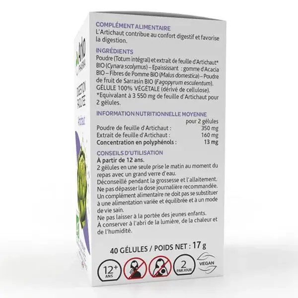 Arkopharma Arkogélules Alcachofra Orgânica 40 cápsulas