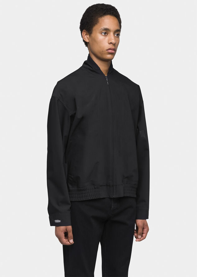 032c COLLEGE JACKET Black