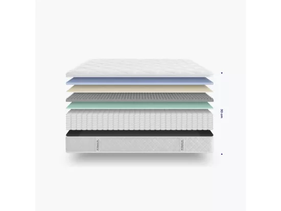 Matelas ressorts Bien-être Suprême | Ép. 30 (cm) - 140x200 cm