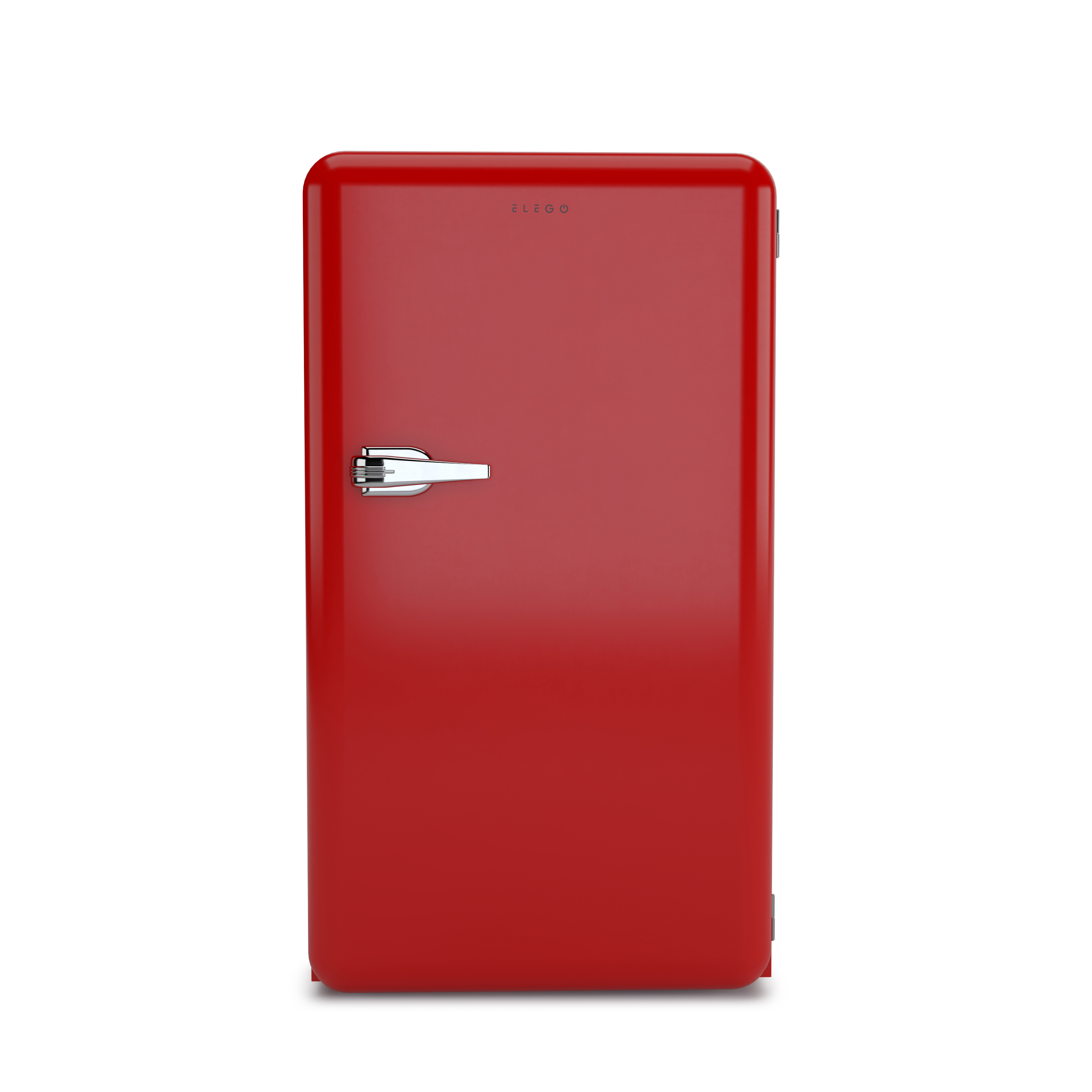 Kühlschrank mit Gefrierfach 90L rot