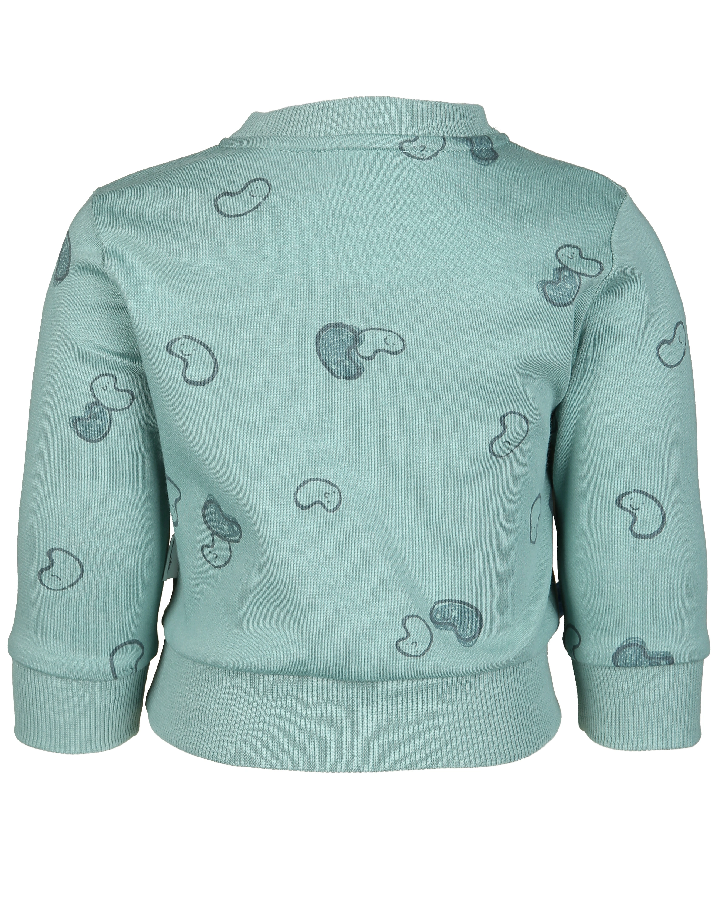 Sweatshirt BEAN AOP in mineral blue