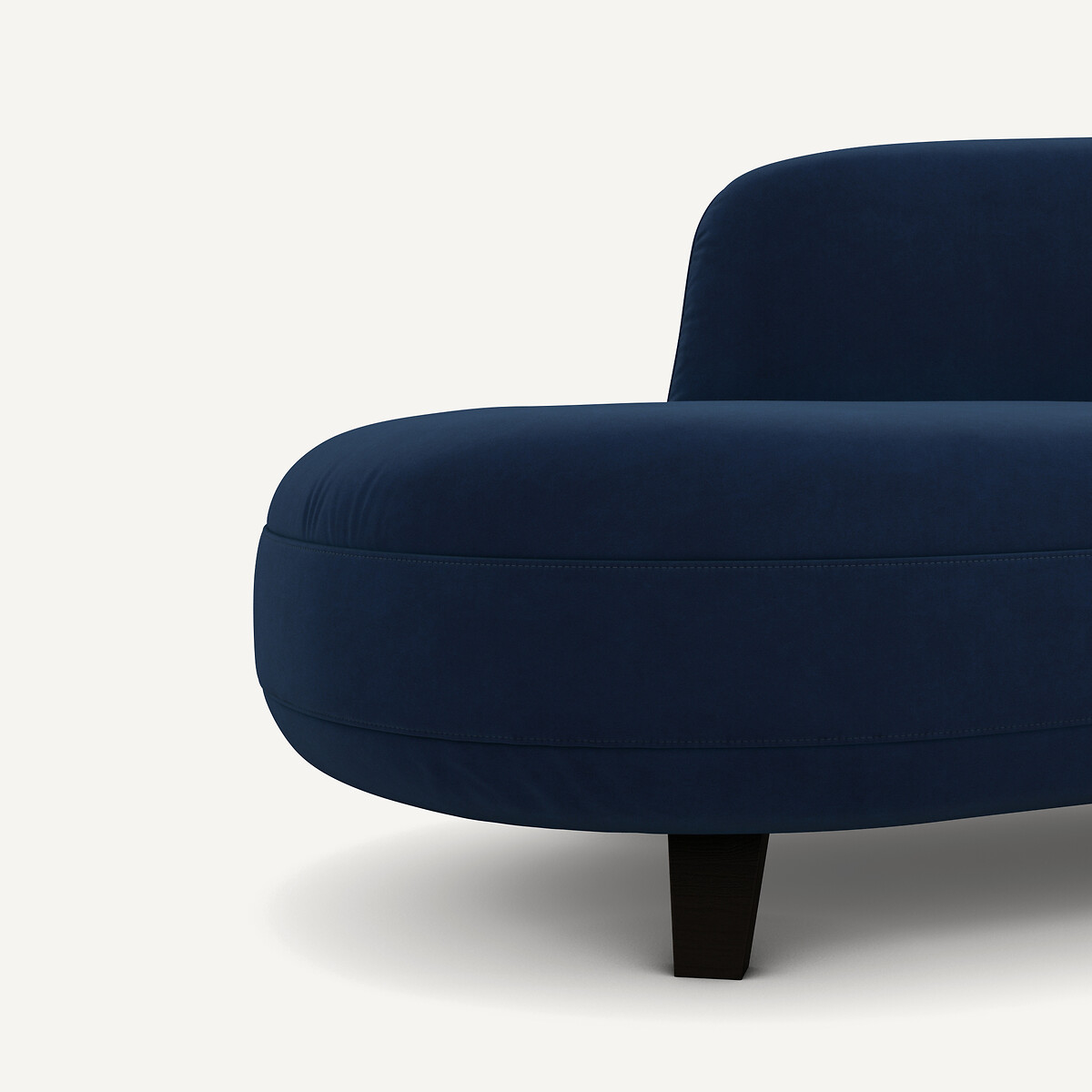 AM.PM<br>Sofá de canto em veludo, design Rosebury E.Gallina
