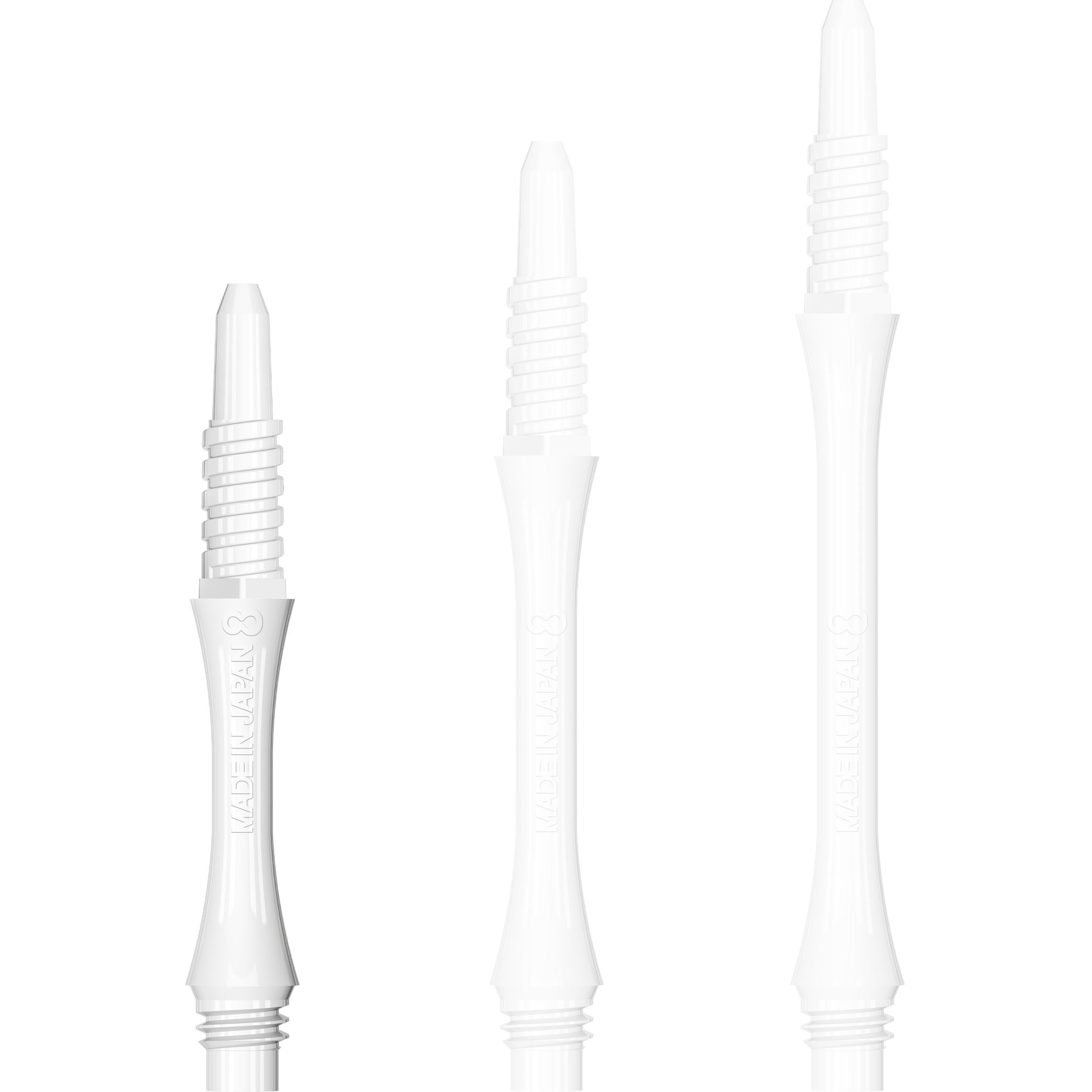 8 Flight - Slim Fixed Shaft - Weiß