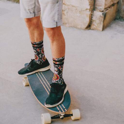 Meias American Socks Wolf Mid High