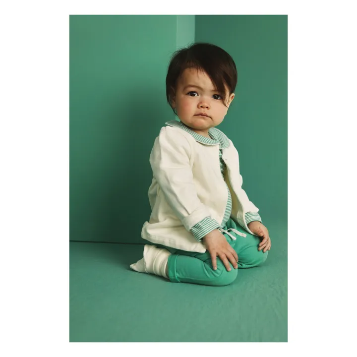 Gray Label Jogger Coton Bio | Vert Menthe