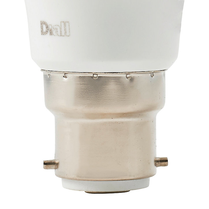 Ampoule LED A60 B22 470lm 4.2W = 40W Ø6cm Diall blanc neutre