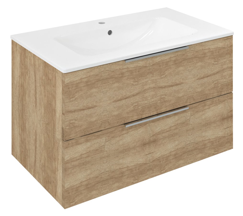 Sapho Cirasa wastafel onderkast 80x46x52cm eiken