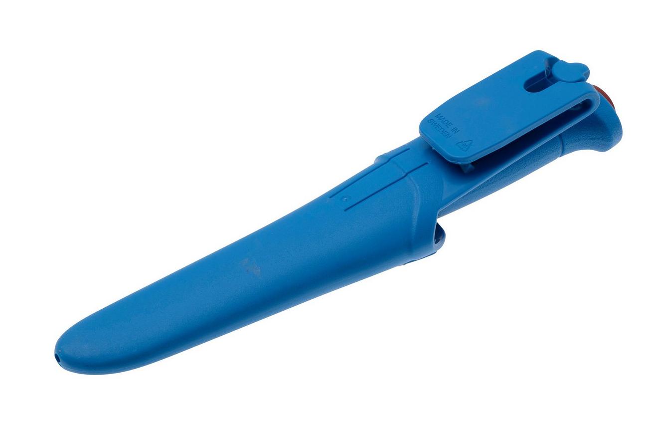 Morakniv Basic 546 Color of the Year 2025, 14502 Stainless Dala Red Siljan Blue, vaststaand mes