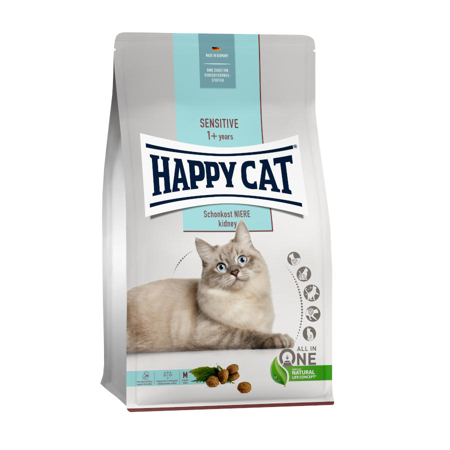 Acho que é o Happy Cat Adult Sensitive Renal.