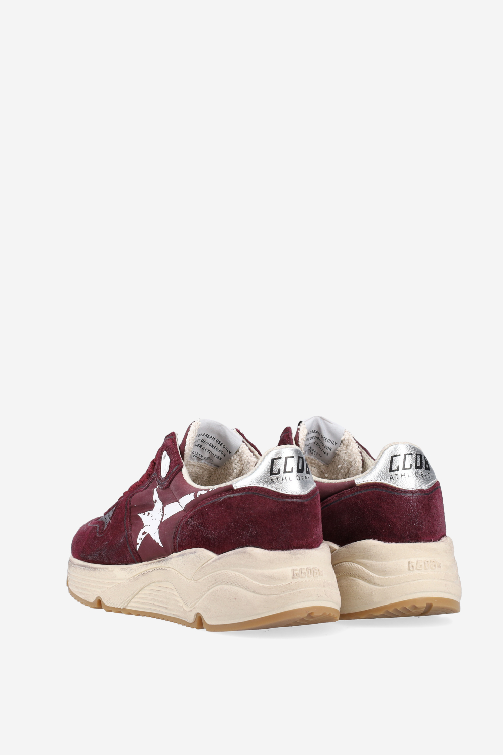 Running suede/nylon sneakers
