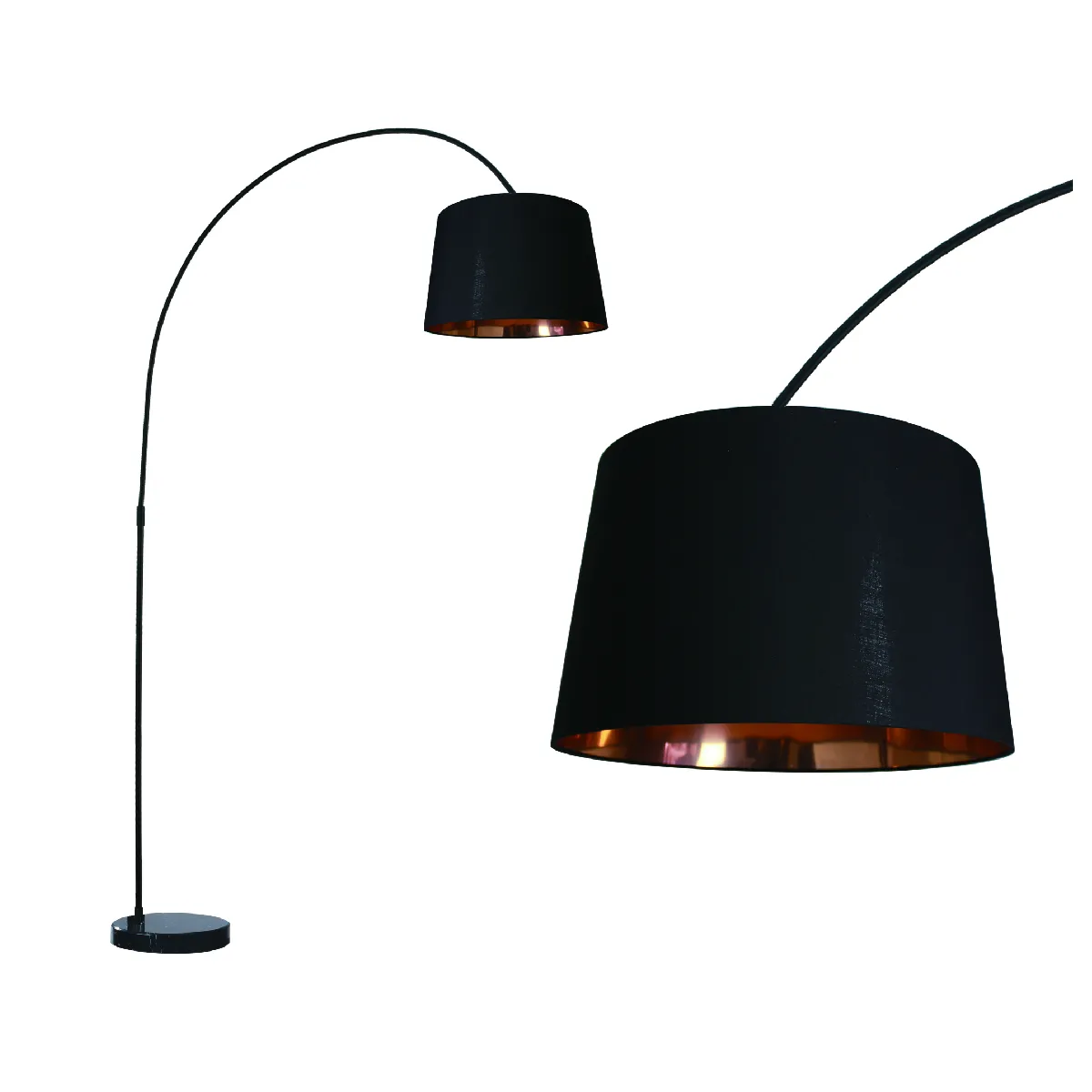 Ledkia Lampadaire Métal Reflect