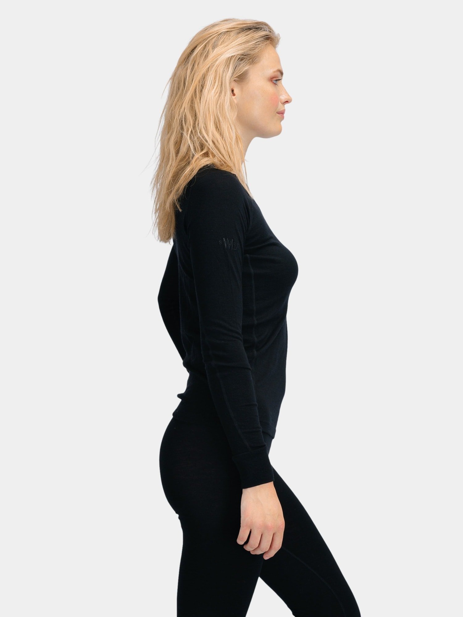 Rena Merino Ulltrøye Dame Black