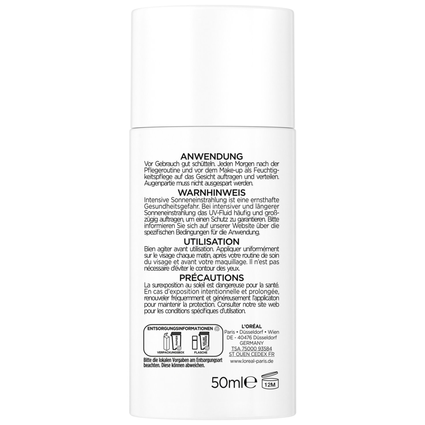 L'Oréal Paris Bright Reveal Dark Spot UV Fluid LSF 50+