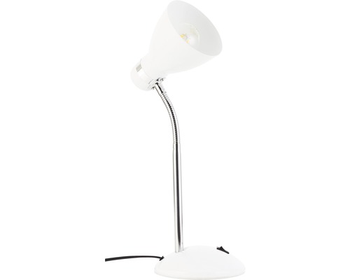Tafellamp, 1-lichts, H 42 cm, Allison, wit