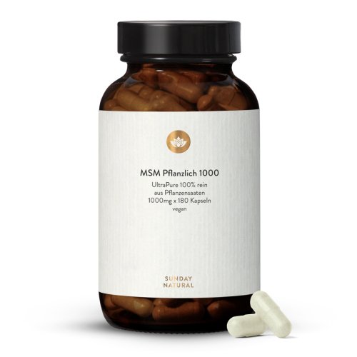 Sunday Natural Products MSMPflanzlich 1000 UltrapureKapseln