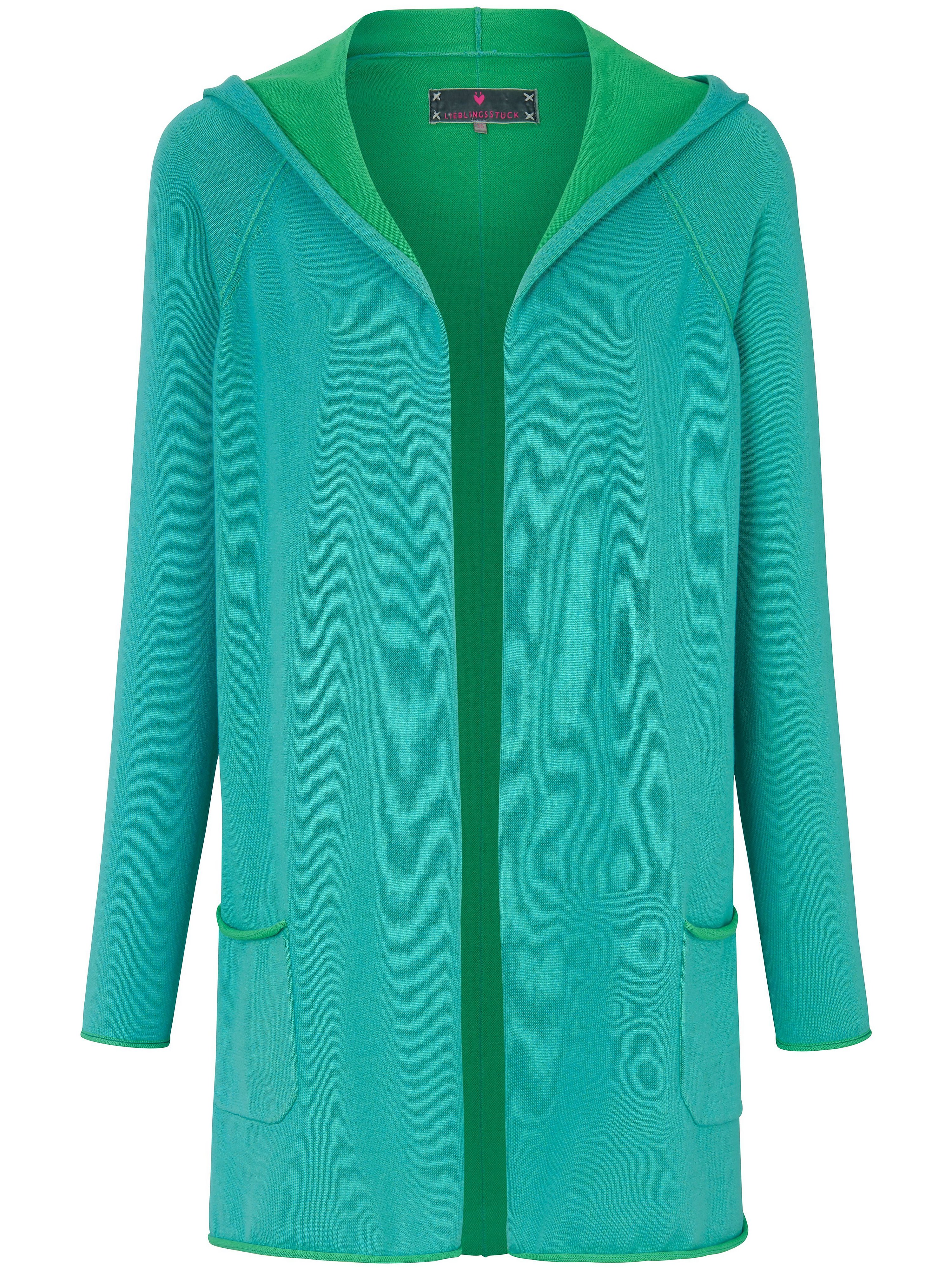 Long-Strickjacke