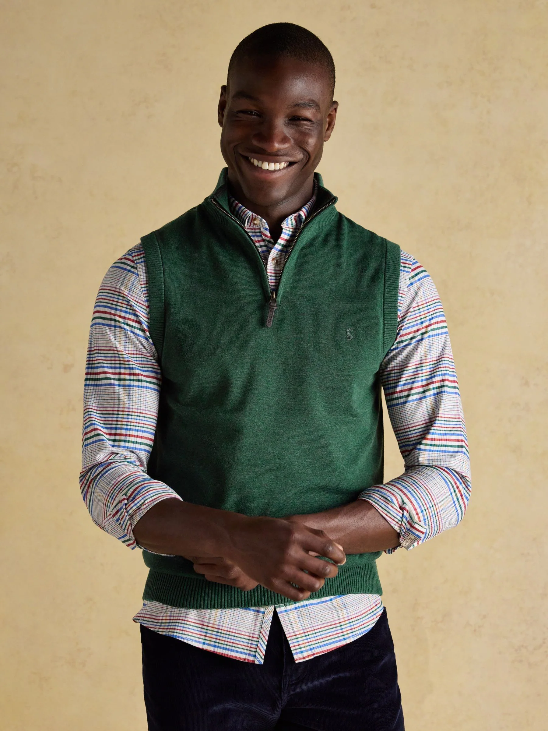 Groen - Hillside gebreide tanktop met kwartrits