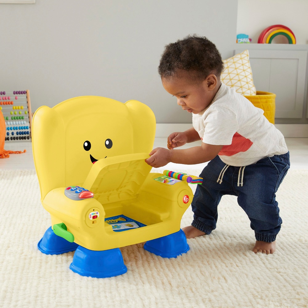 Fisher-Price Lachen & Lernen Smart Stages Aktivitätsspielzeug-Stuhl Gelb