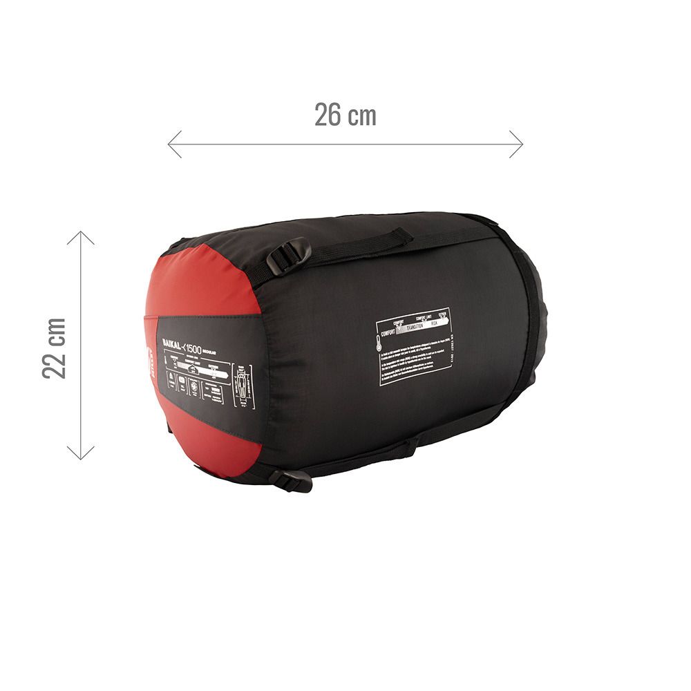 Millet BAIKAL 1500 REG 0°C - Sac de couchage red
