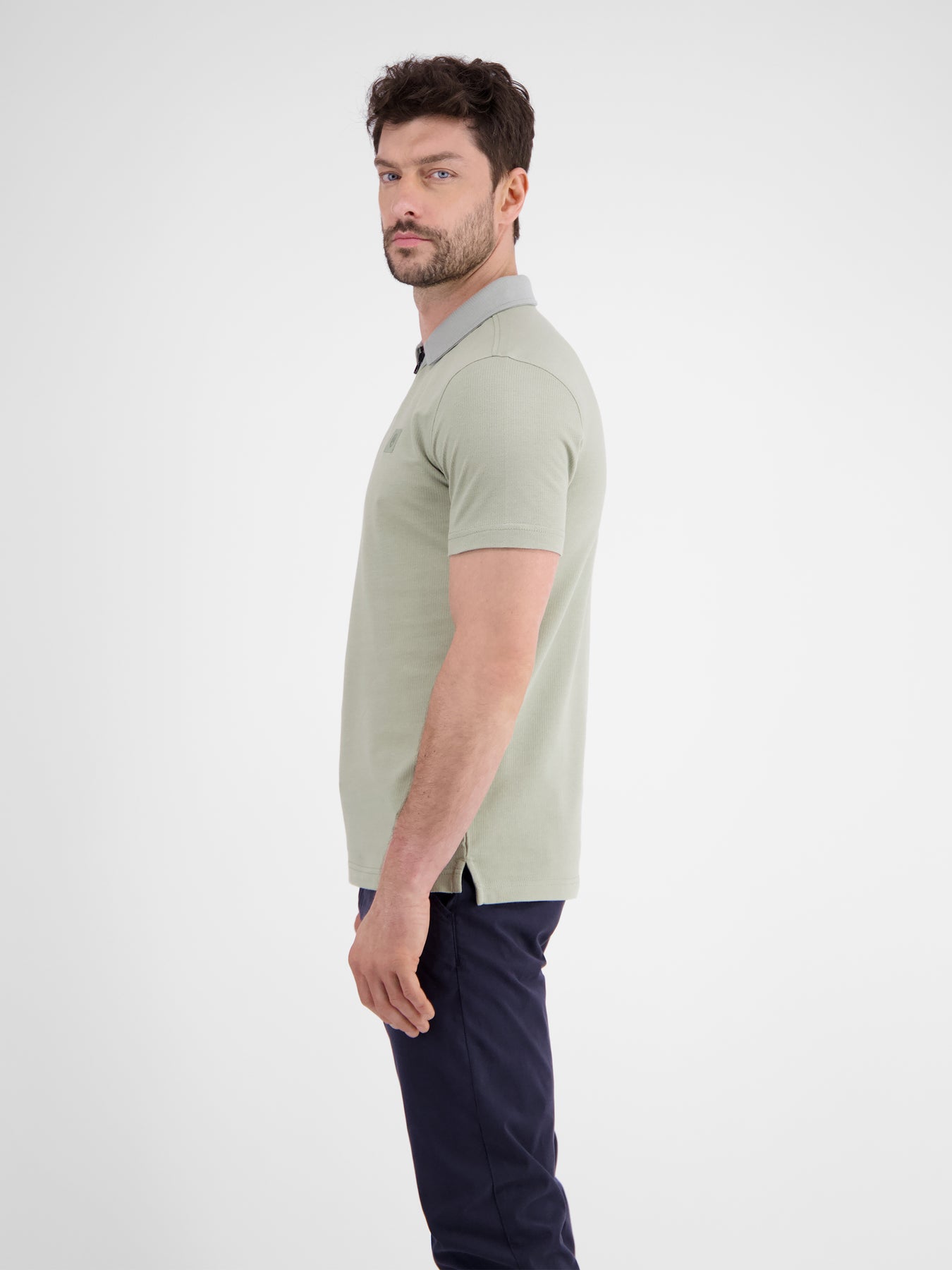 Herren Poloshirt mit Reißverschlusskragen