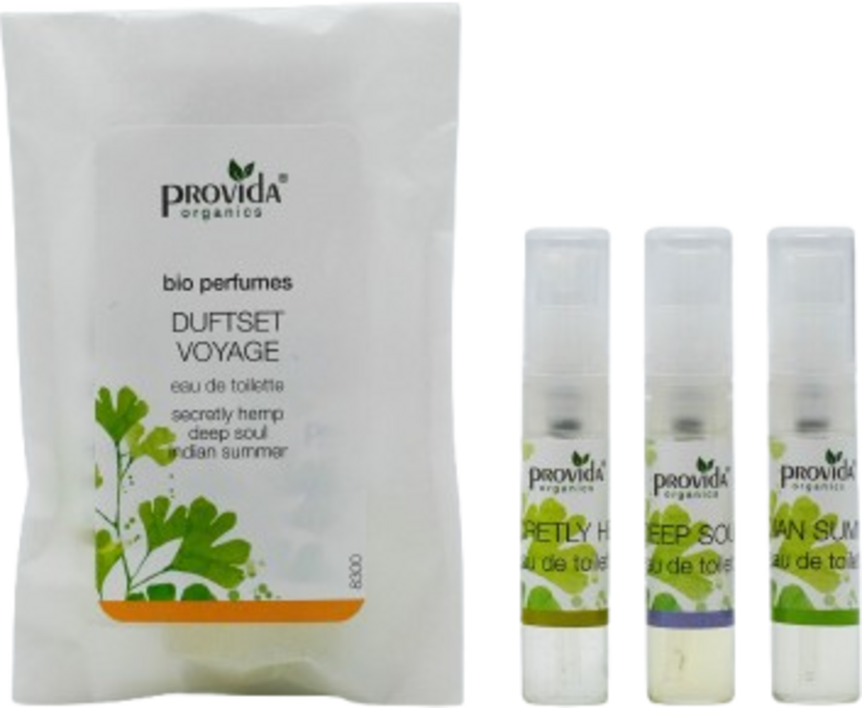 provida organics  Duftset Voyage, 3 x 2 ml (6 ml)