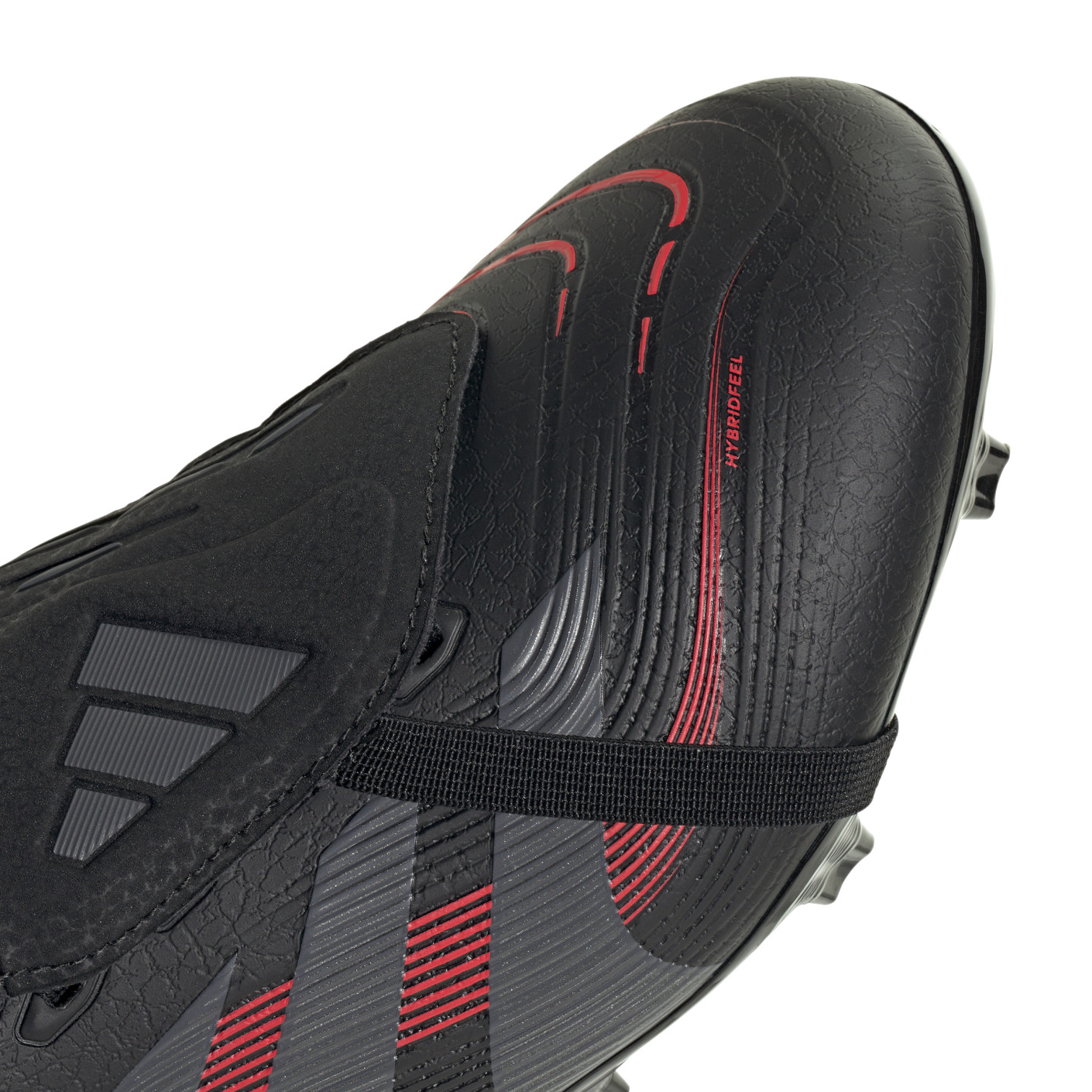 Adidas Predator League FT Gras / Kunstgras Voetbalschoenen (MG) Zwart Grijs Rood