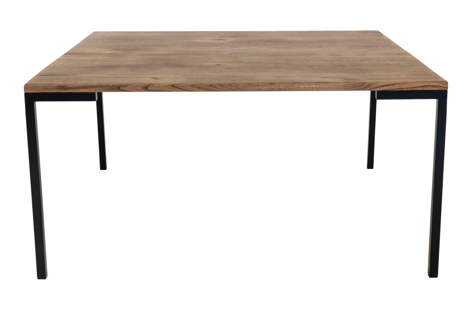 Couchtisch LUGANO 90 x 90 cm Eiche/ schwarz