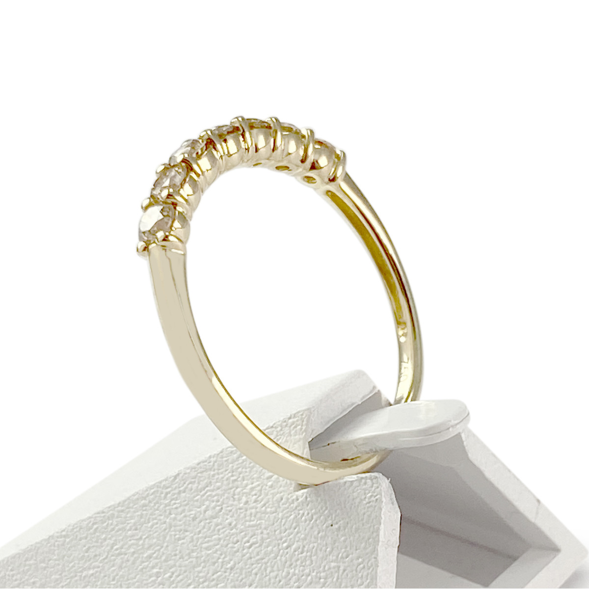 Bague d'occasion or 750 jaune diamants