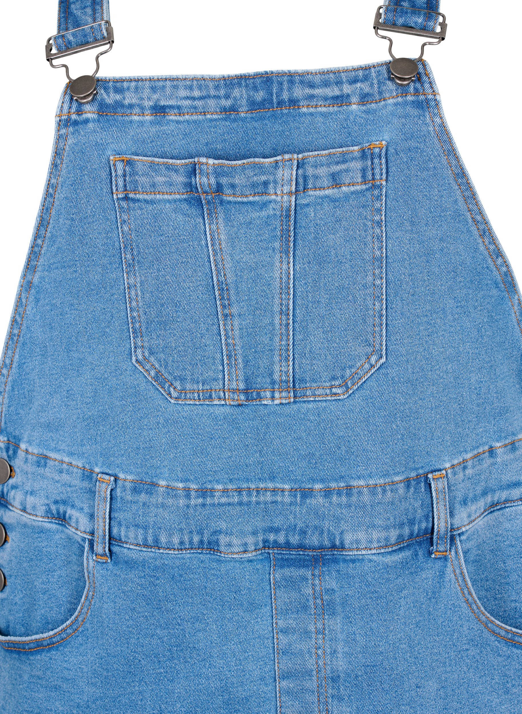Zizzi spijkerjurk JSILJA medium blue denim