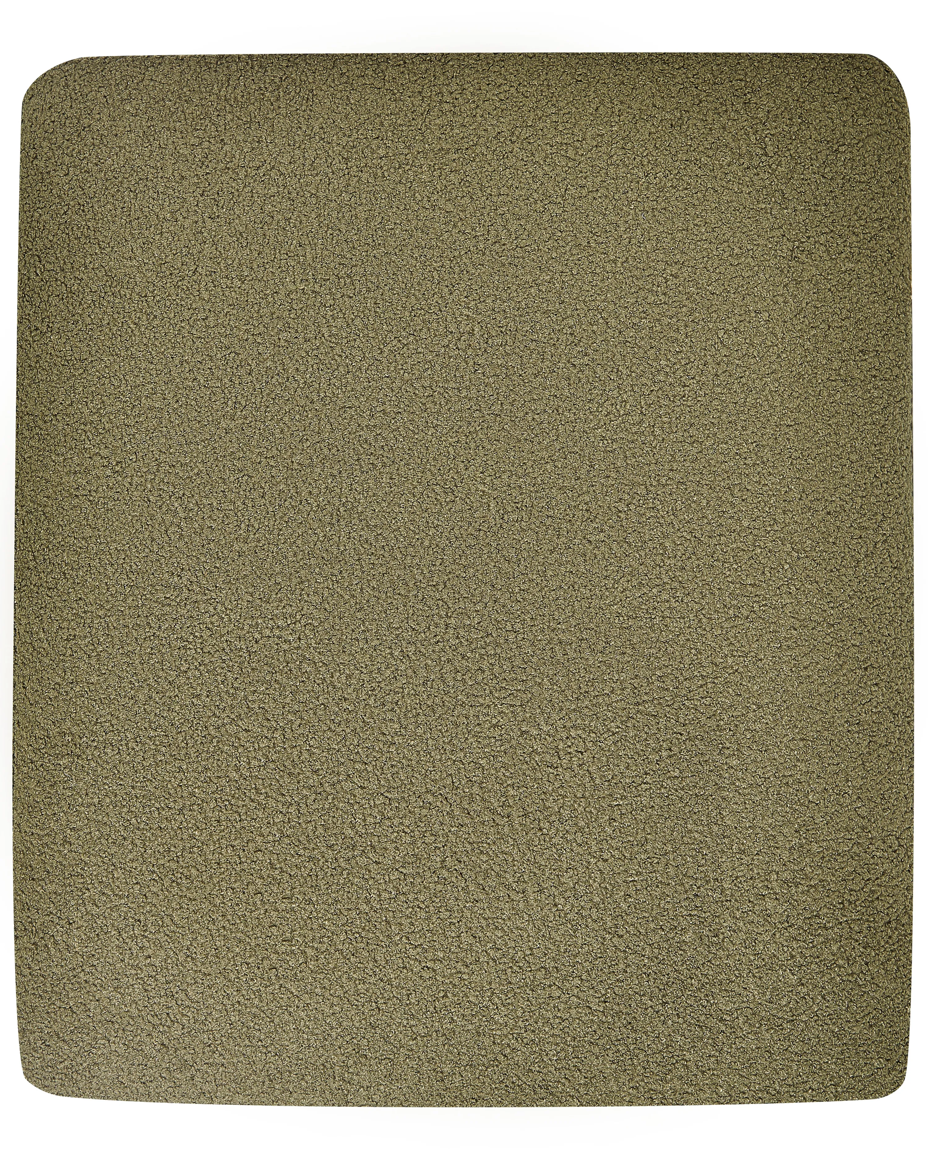 Fauteuil ASKER Bouclé Donkergroen