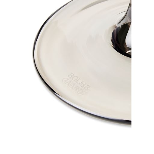Holmegaard Flow Glas På Fod, Smoke, 35 cl