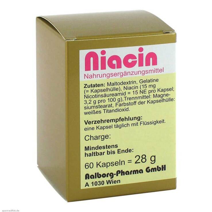 Niacin Kapseln, 60 St