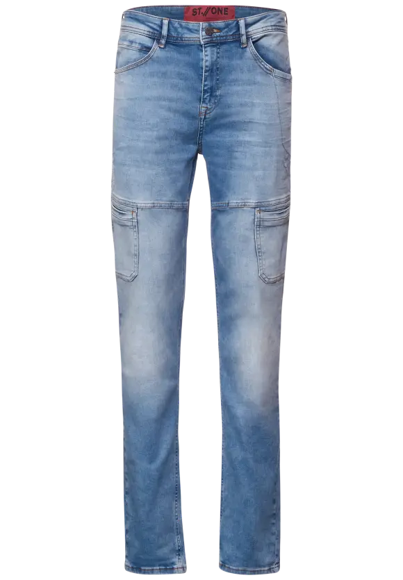 Regular Fit Jeans - light blue vintage wash