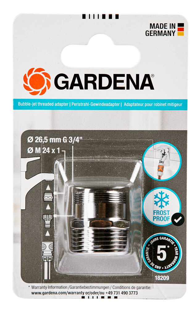 Gardena - Schroefadapter voor zachte buis
