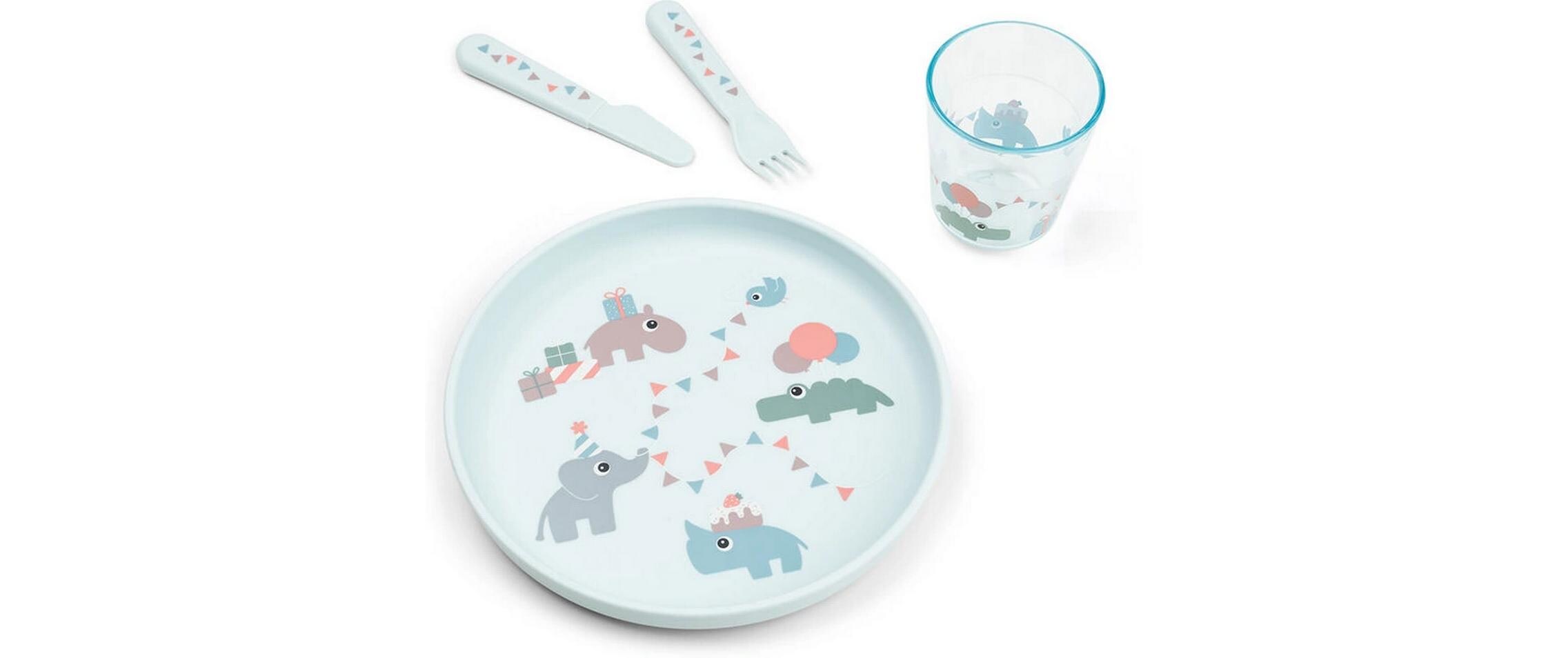 Kindergeschirrset Foodie Celebration BlauSchönes Geschirrset