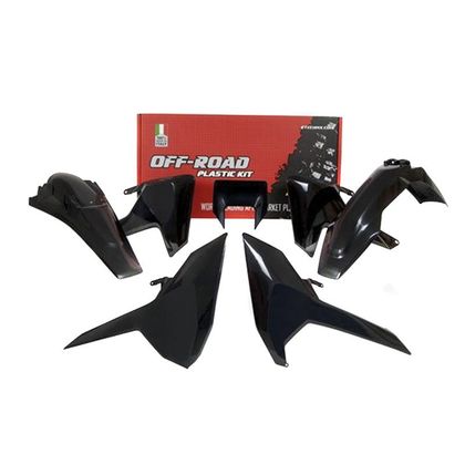 Kit plastiques R-tech 5 p Husqvarna noir - Noir