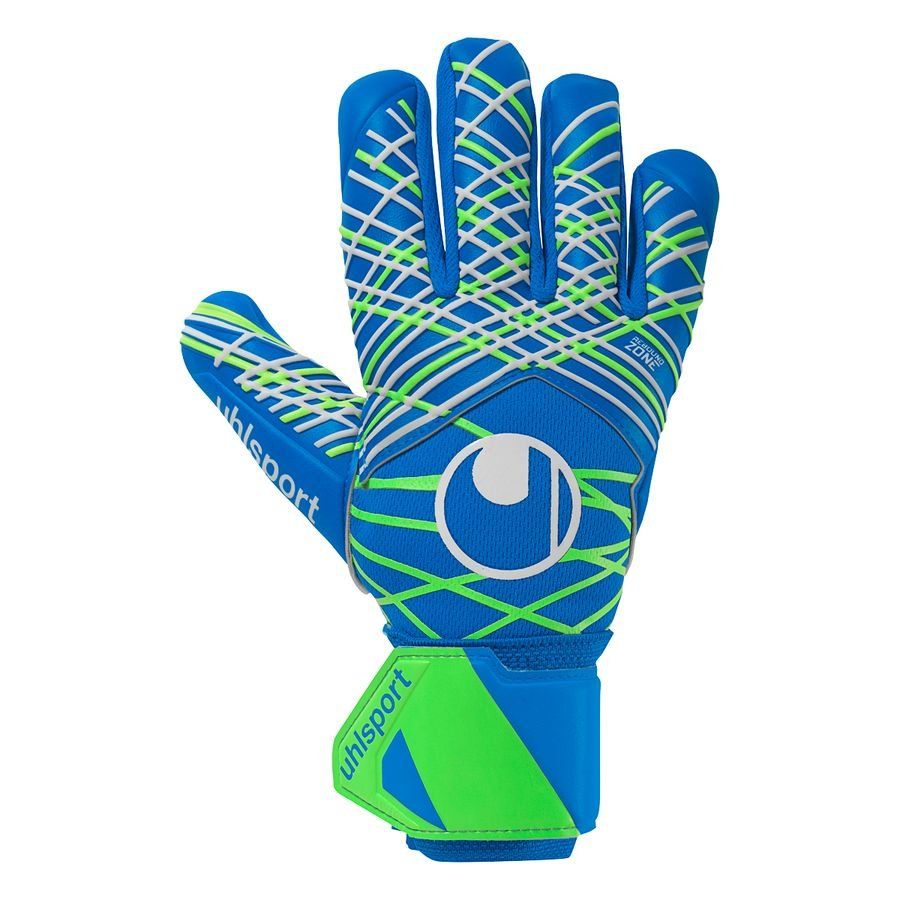 Uhlsport Gants de Gardien Aquasoft HN - Bleu/Vert/Blanc