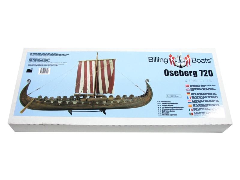 Billing Boats Bausatz Wikingerschiff Oseberg special, 860 m Wikinger Segelschiff Modellbausatz