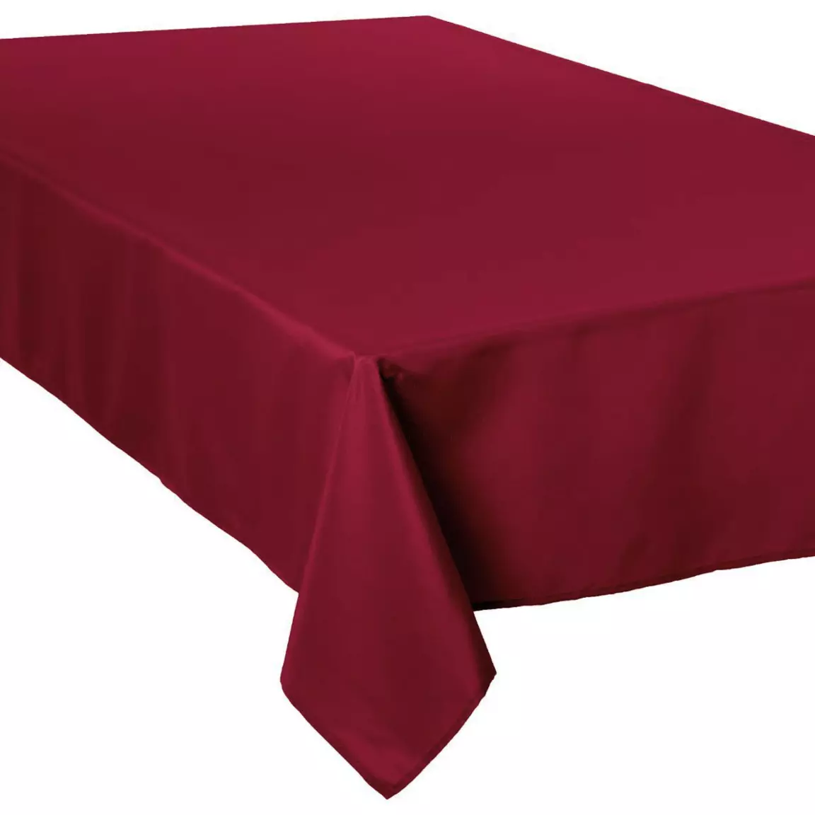 Nappe rectangulaire anti tache (140 x 240 cm) Lina Rouge bordeaux