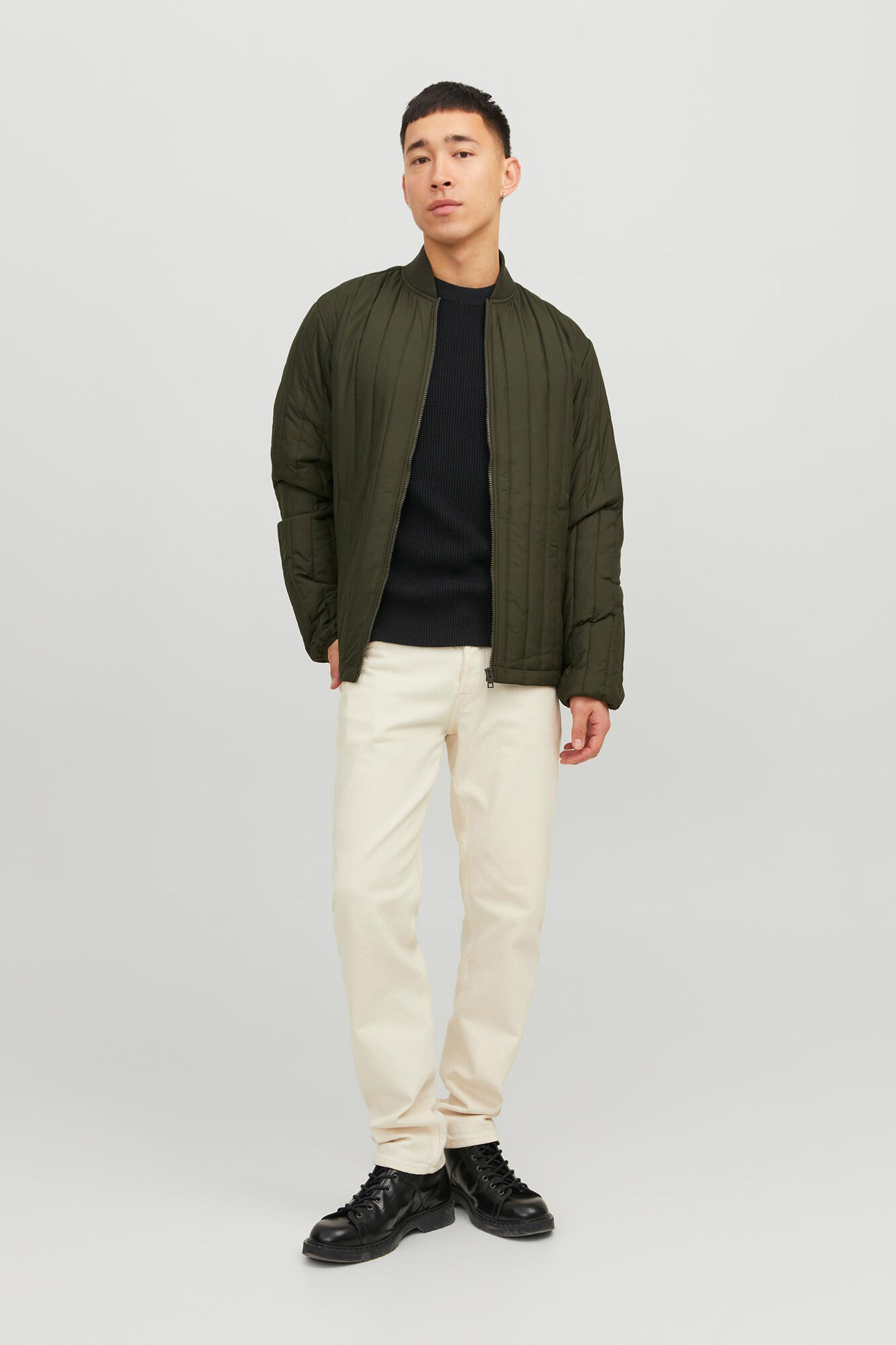 Jaqueta bomber acolchoada
