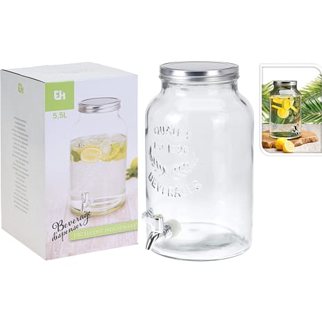 Dispenser med tappehane 5,5 liter