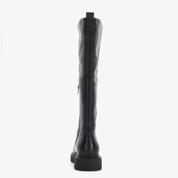 Harper hoge leren dames boots zwart