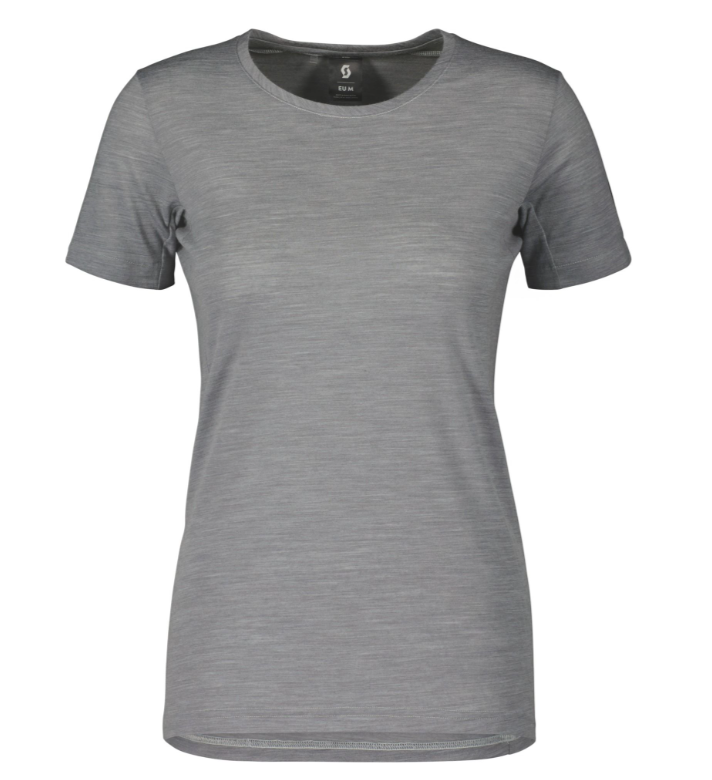 SCOTT Commuter Merino T-shirt til Kvinder, Grå