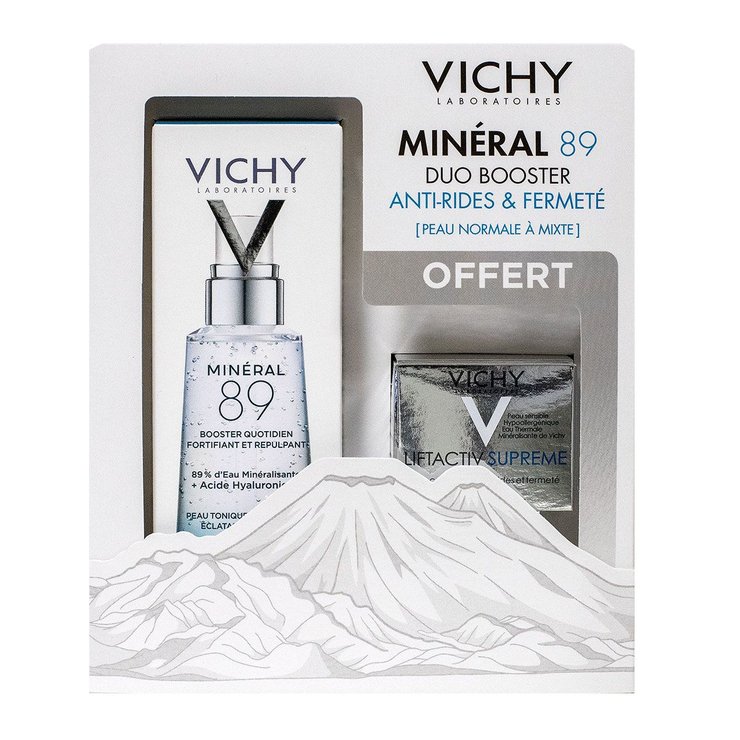 Coffret Mineral 89 50ml et booster anti-rides 15ml