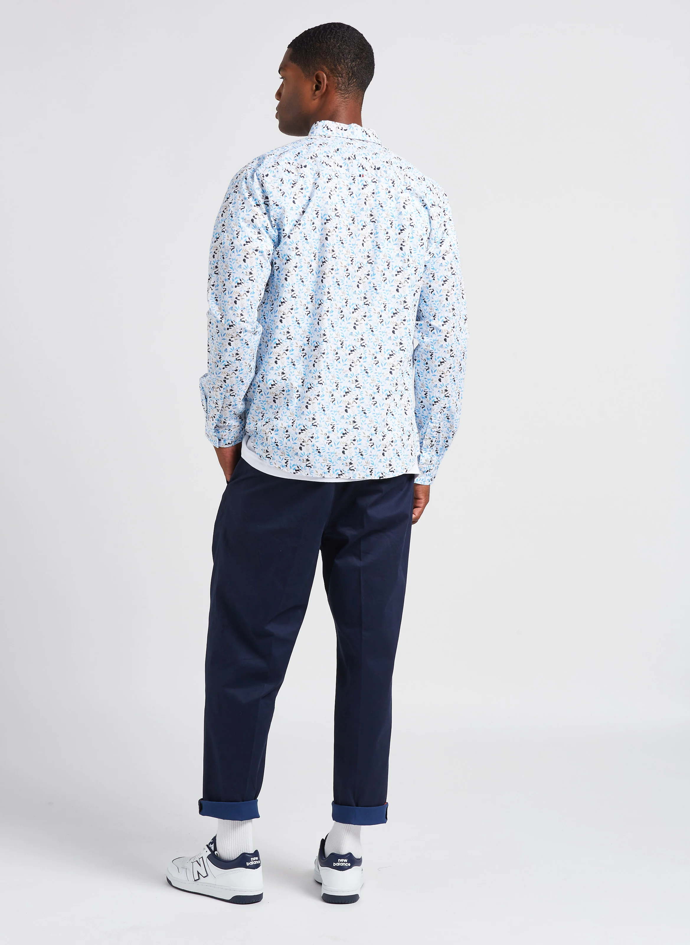 480 - Baskets basses en cuir | Blanc