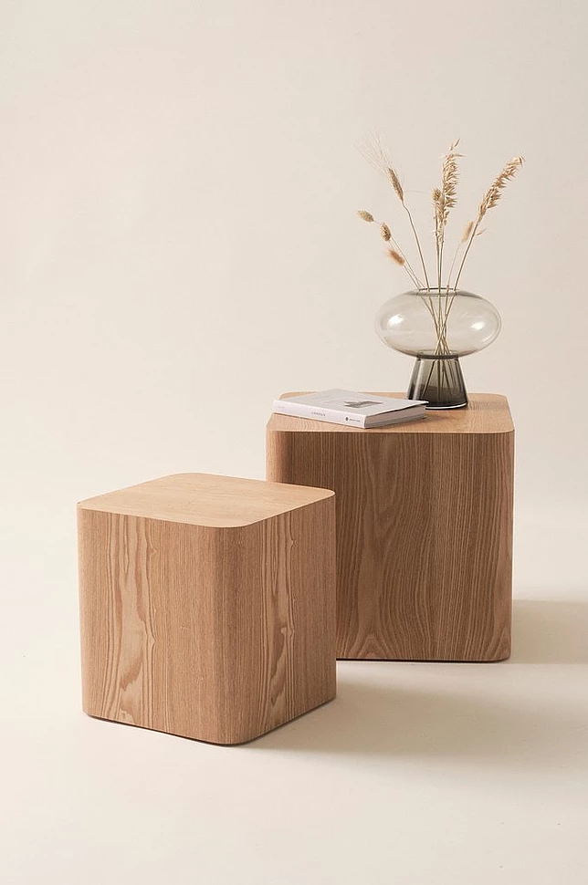 CUBO sidobord 2-pack 30x30 cm, 40x40 cm