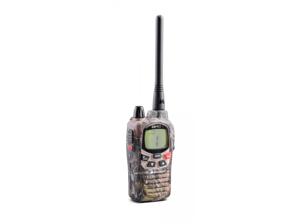 Midland G9 Pro, Professionel mobilradio (PMR), 101 kanaler, 446.00625 - 446.19375 MHz, LCD, AA, Nikkel-Metalhydrid (NiMH)